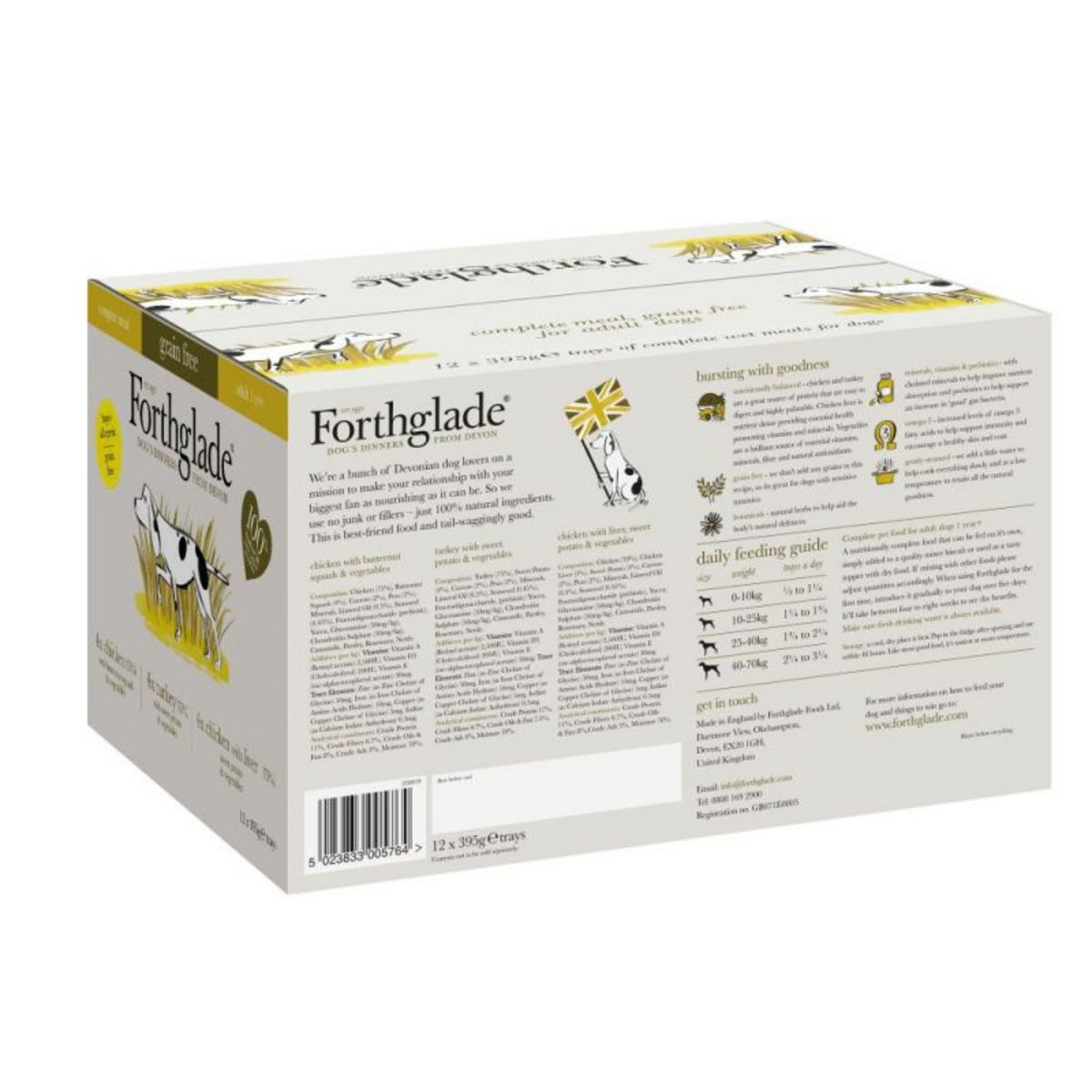 Forthglade Complete Grain Free Multi Poultry Case 12 pack