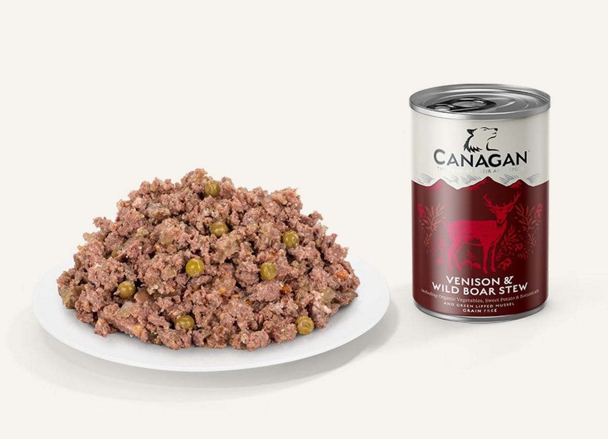 Canagan Venison &amp; Wild Boar Stew For Dogs 400g 