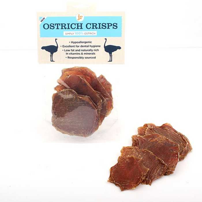 JR pet products ostrich crisps