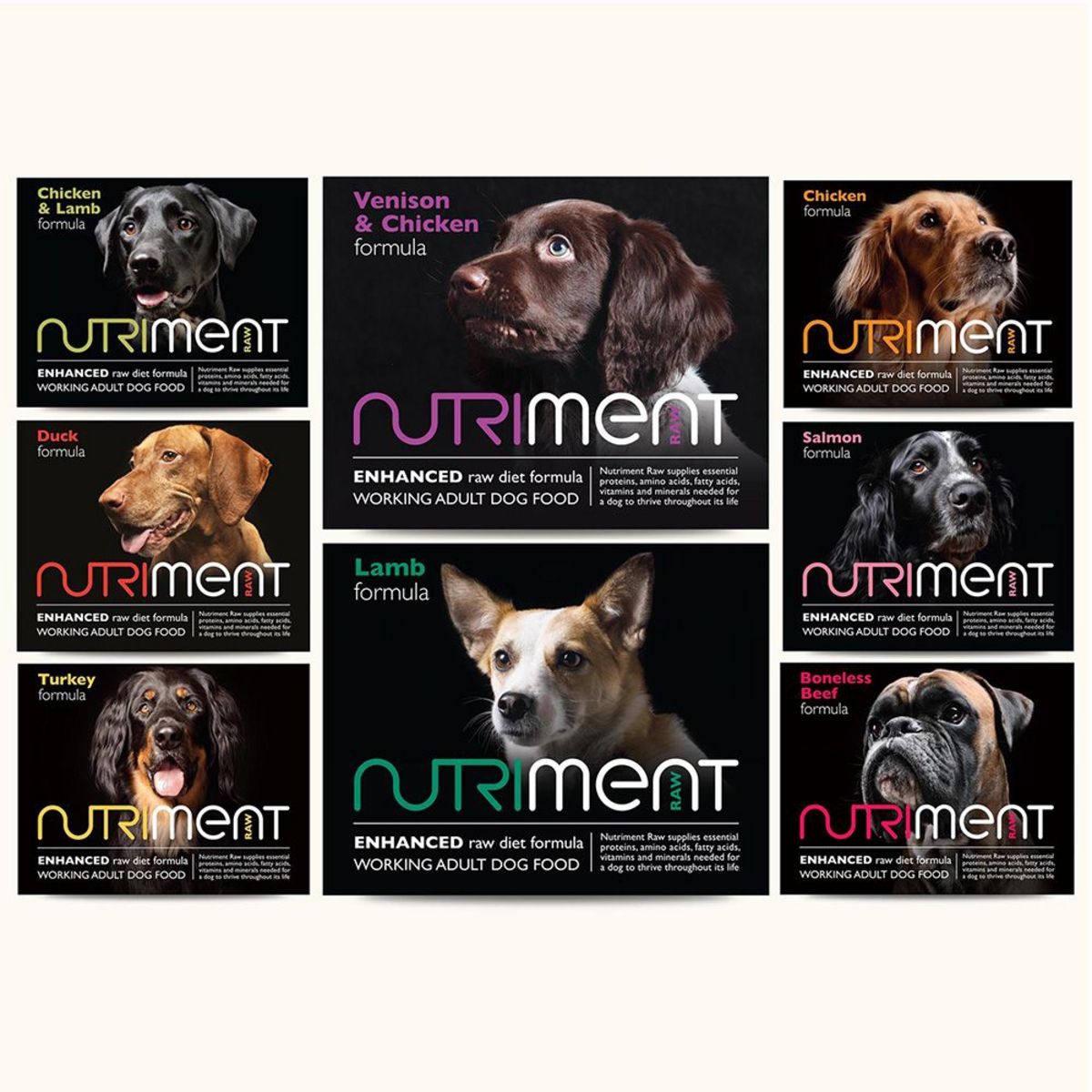 Nutriment 5kg Bundle - Raw Food - For Working dogs