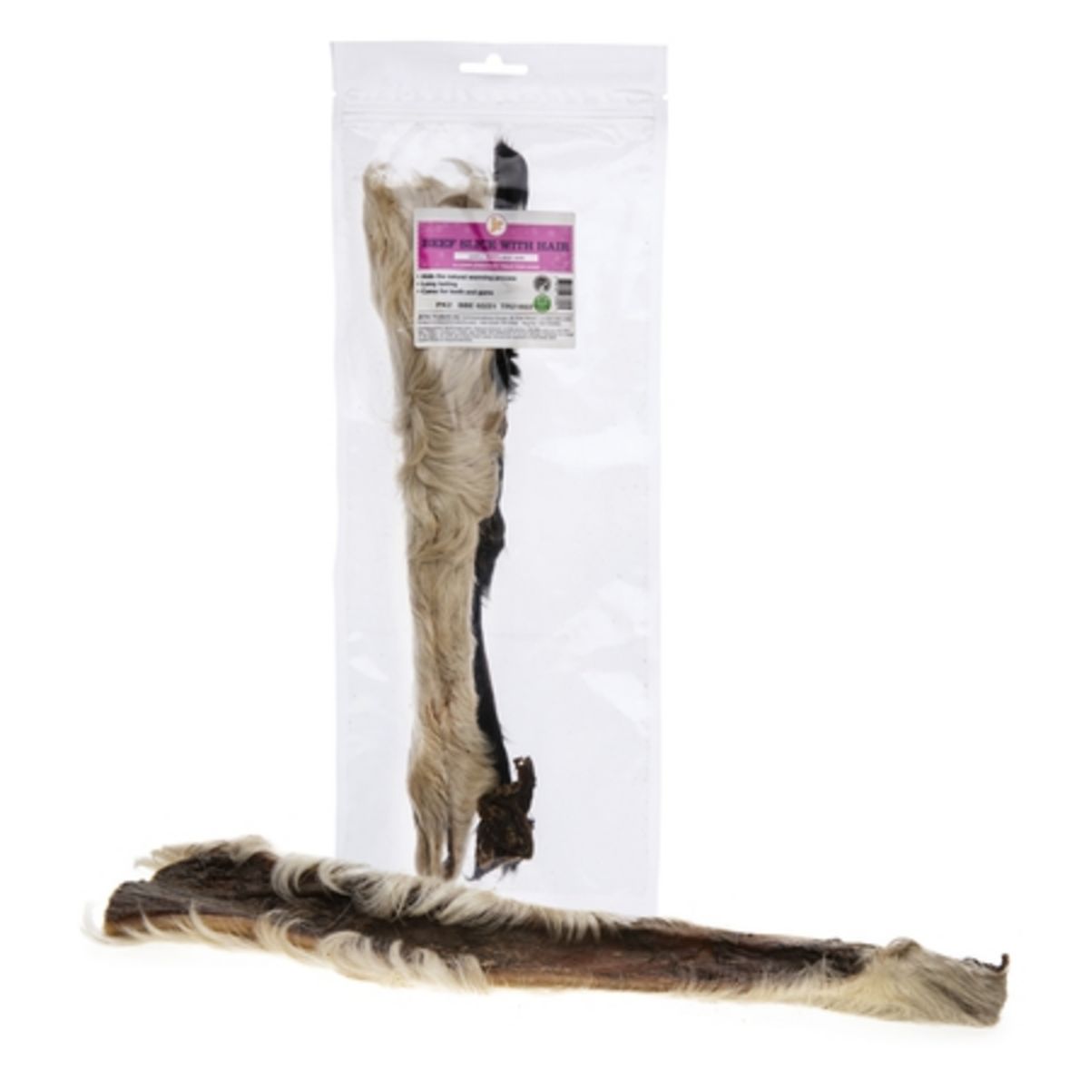 JR Pet Products - Beef Slice with Hair 35CM - 2Pk