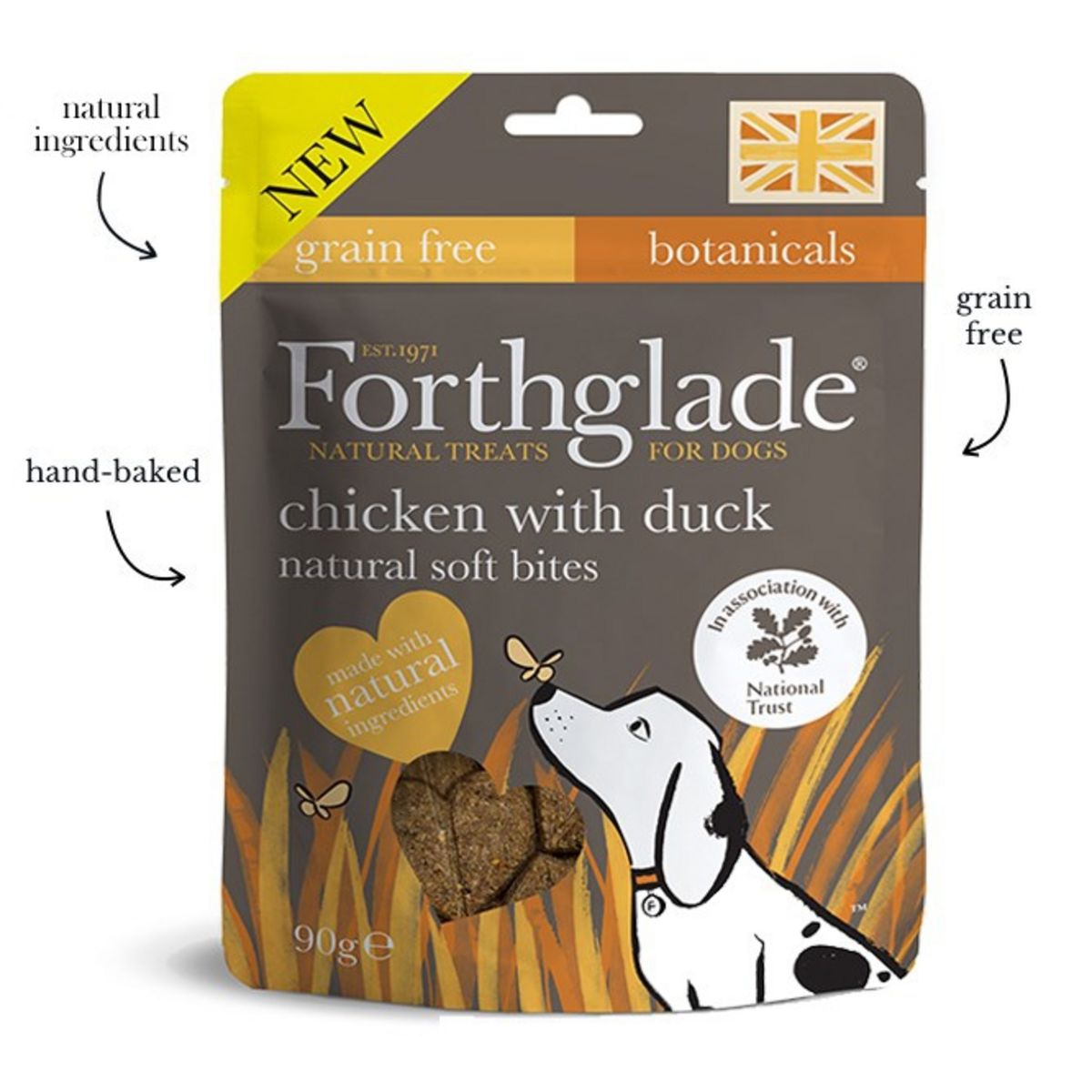 Forthglade Chicken and Duck - Soft Treats - For Dogs 