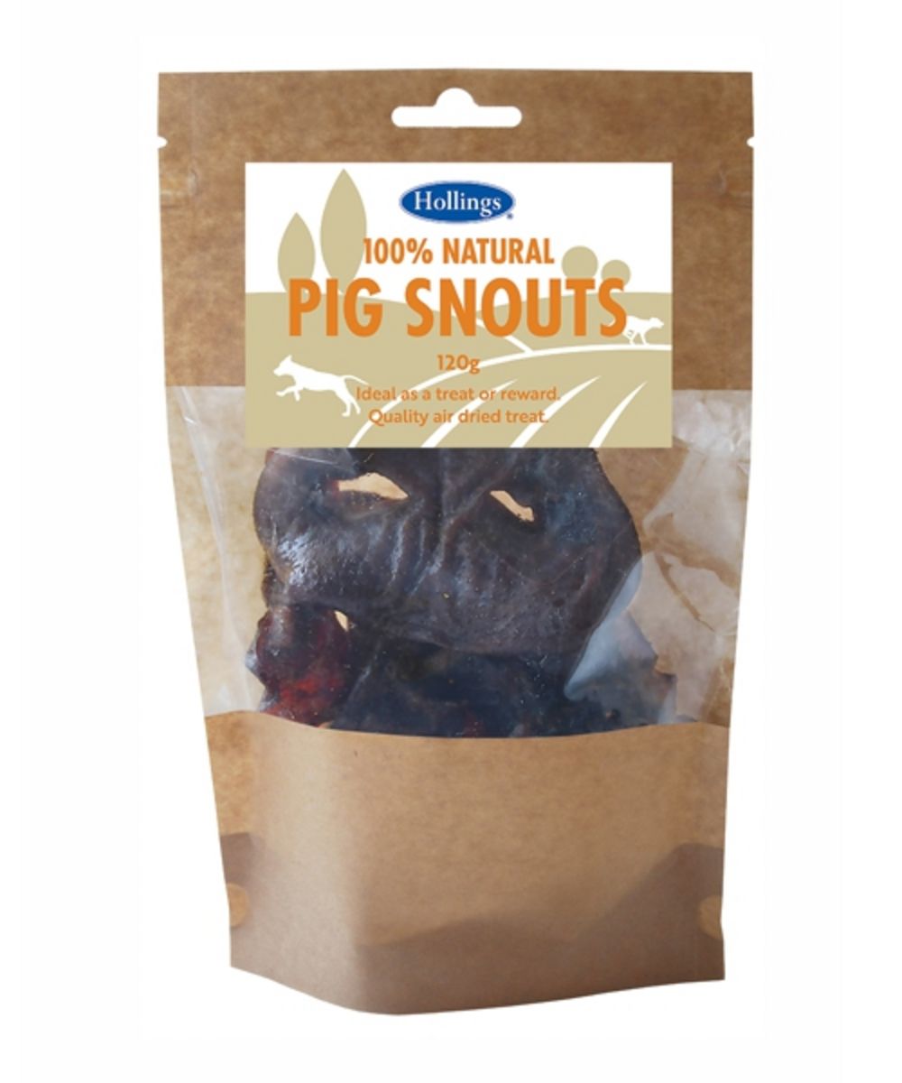 Hollings 100% Natural Pig Snouts - 120g