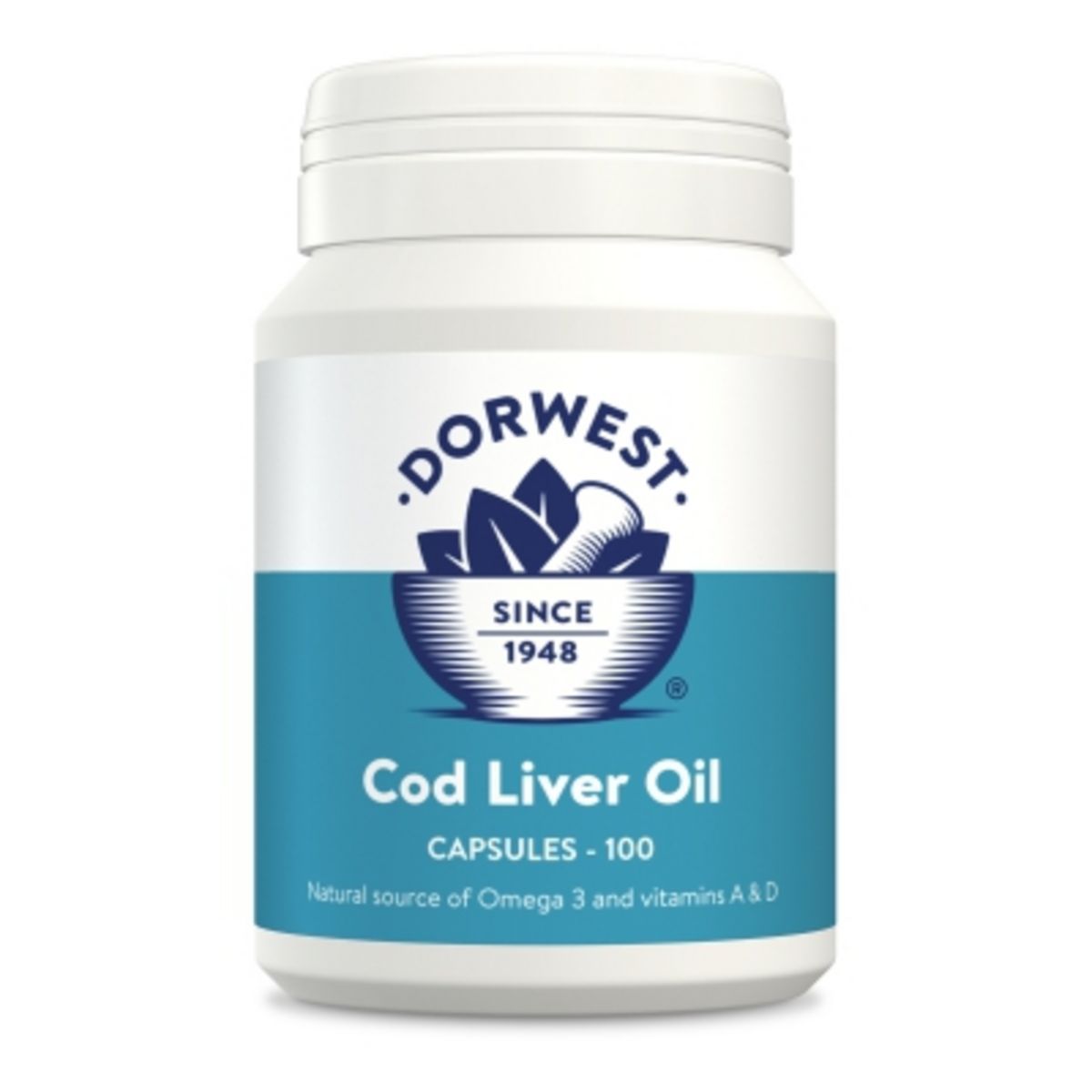 Dorwest Cod Liver Oil Capsules - For Dogs &amp; Cats