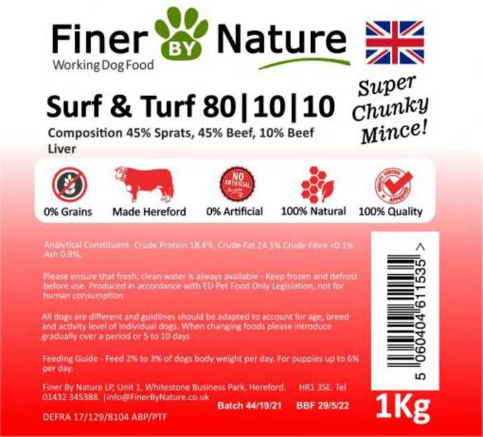 Finer By Nature 80-10-10 Surf & Turf