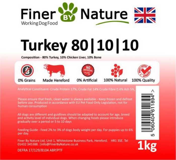 Finer By Nature 80-10-10 Turkey