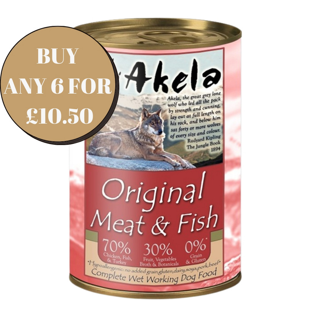 Akela Original Wet Food For Working Dogs Natural Pet