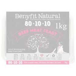Benyfit Natural Beef Meat Feast - Raw Food - Working Dogs - 1kg