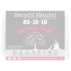 Benyfit Natural Beef Meat Feast - Raw Food - Working Dogs - 500g