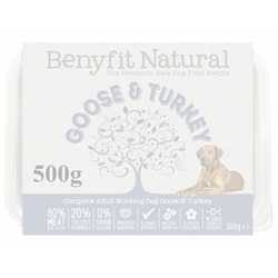 Benyfit Natural Goose & Turkey - Raw Food - Working Dogs - 500g