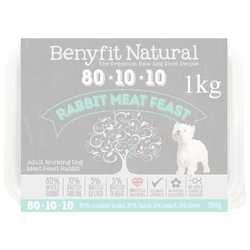 Benyfit Natural Rabbit Meat Feast - Raw Food - Working Dogs - 1kg