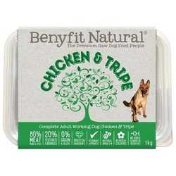 Chicken & Tripe Complete Adult Raw Working Dog Food 500g