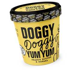 Doggy Doggy Yum Yum - Peanut Butter & Banana - Iced Treat For Dogs 
