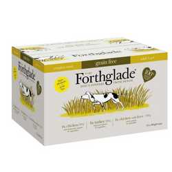 Forthglade Complete Grain Free Poultry Variety Pack - Wet Food - For Dogs 