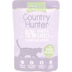 Natures Menu Cat Food Country Hunter Pouches Turkey & Rabbit
