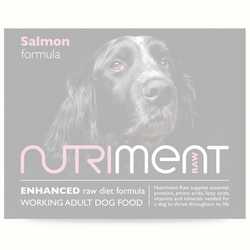 Nutriment Salmon & Chicken Formula - Raw Food - For Working Dogs - 500g