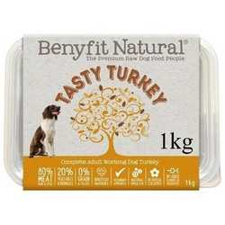 Tasty Turkey Complete Adult Raw Working Dog Food 1kg