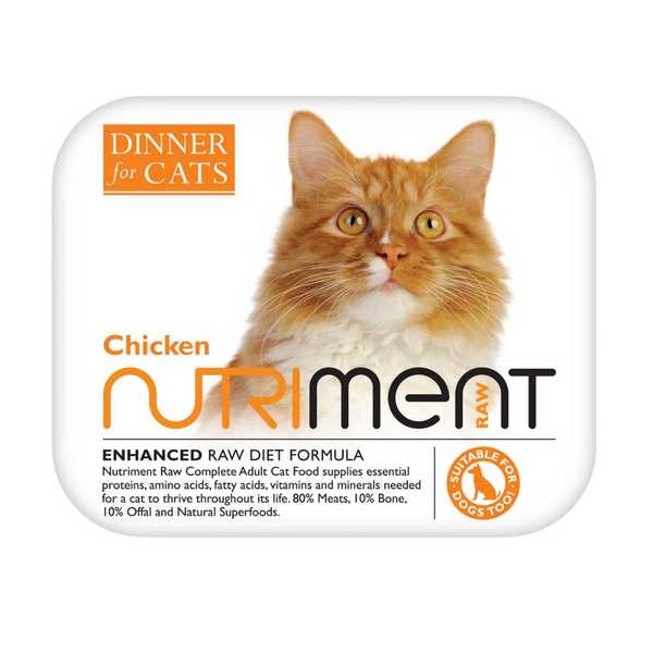 Nutriment Dinner For Cats - Chicken - Raw Food - 175g