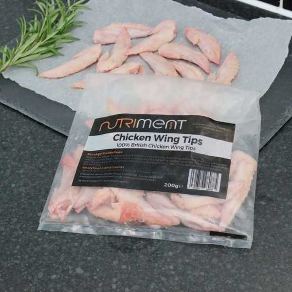 Nutriment Chicken Wing Tips - Raw - For Dogs & Cats-  200g