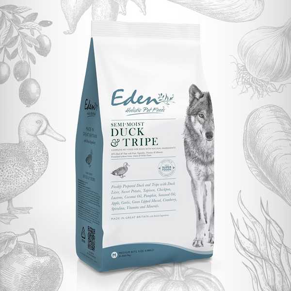 Eden Duck & Tripe - Semi-Moist Food - For Dogs 