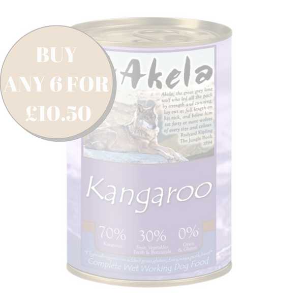 Akela Kangaroo - Wet Food - For Working Dogs 