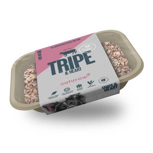 Naturaw Tripe & Heart - Raw Food - For Working Dogs - 500g